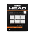 Head Padel Pro Perforated Overgrip 3er-Pack in Weiß mit Tackiness und Absorption, 0,60 mm