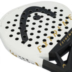 Head Extreme Edge White Padelschläger Nahaufnahme Schlagfläche mit Optimized Sweet Spot und Power Foam