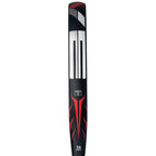 Adidas Drive 2026 Padel Schläger – Rahmenansicht schwarz mit weißem DRIVE Schriftzug, rotem Akzent und Gewicht 360–370g