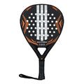 Adidas Match 2026 Padel Schläger schwarz orange – Frontansicht mit Sweet Spot Middle, EVA Soft und Smart Holes Lineal Technologie
