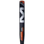 Adidas Match 2026 Padel Schläger – schwarzer Rahmen mit silbernem M-Logo, orangenen Akzenten und Gewichtsangabe 360–375g