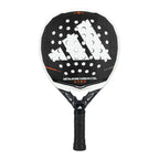Adidas Metalbone Carbon CTRL 2026 Padel Schläger – Frontansicht schwarz-weiß mit großem Adidas Logo