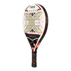 Nox ML10 Pro Cup Luxury Series Padel Racket seitliche Vorderansicht mit sichtbarem 3K Carbon Rahmen und Pro Cup Branding