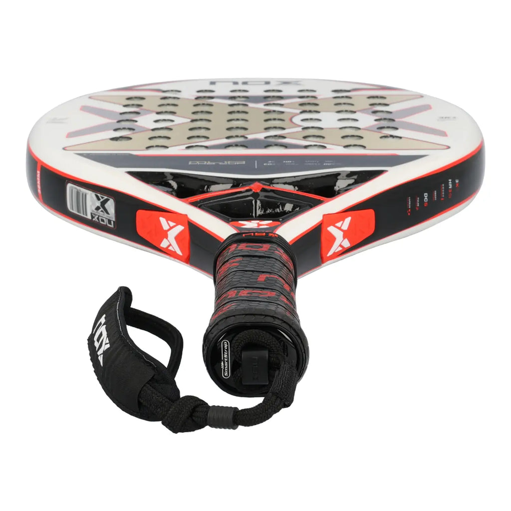 Nox ML10 Pro Cup Luxury Series Padelschläger mit Smart Strap Handgelenkschlaufe und strukturiertem Griff