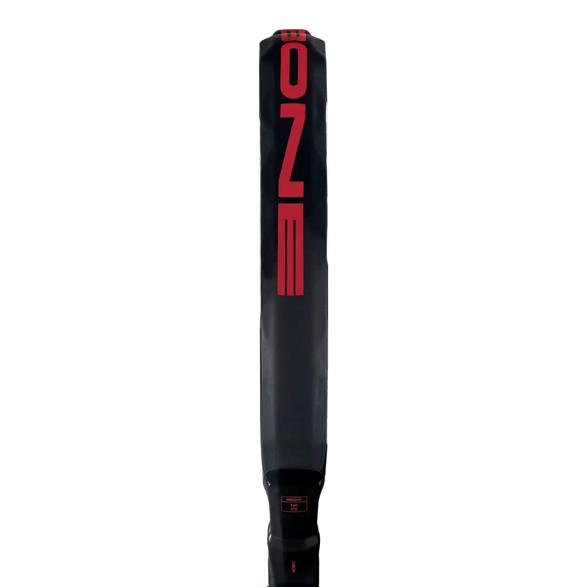 adidas Metalbone Carbon 2026 Padelschläger – Rahmen Seitenansicht schwarz-rot, Gewicht 360–370g