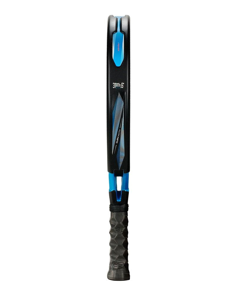 Bullpadel Vertex 05 Hybrid 2026 Padelschläger Seitenansicht des Carbon-Rahmens