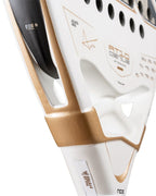 Nox AT10 Genius Xtreme Padel Racket Detailansicht Herzstück mit EOS Tunnel und goldenem Rahmen
