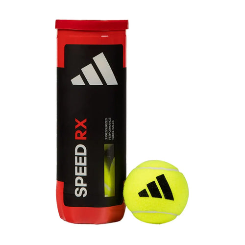 Adidas Speed RX Padelbälle 3er-Dose mit druckbeaufschlagtem Performance-Padelball in Gelb
