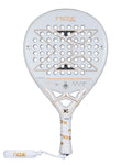 Nox NextGen Pro Hybrid 12K NFA Series 2026 Padelschläger Frontansicht in Weiß mit goldenem X-Design